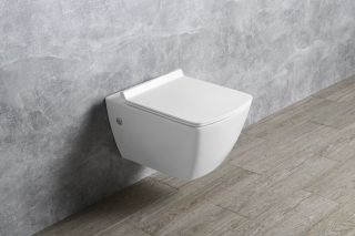 Подвесной унитаз Isvea Purita 10PL02007SV ободковый крышка микролифт белый